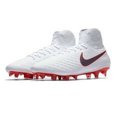 나이키 마제스티 오브라이언 크림슨 삭스 축구화 NIKE MAGISTA OBRA 2 PRO DF FG WHITE CRIMSON