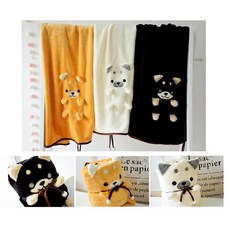 강아지무릎담요