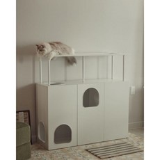 피에르홈 수납형 캣타워 숨숨집 캣폴 1200 모노캐츠, 1200 2단, 1200 1단 선반