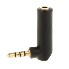 3.5mm 남성-여성 스테레오 오디오 케이블 헤드폰 커넥터 골드 스마트폰용 이어폰 마이크, 블랙, 약. 40*40*10mm, 플라스틱