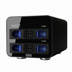 이지넷유비쿼터스 USB3.0 2베이 외장케이스 NEXT-702U3 RAID, 1개 - hdmediabox