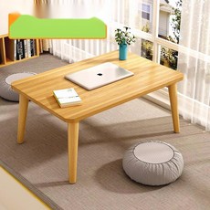 [원목 디자인] 좌식 테이블 낮은 거실 좌탁 원목 티테이블 밥상, 1 호두나무 60x40