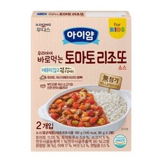 일동후디스 아이얌 순한 리조또 소스 토마토소고기 80g 2입 x 8개 - 아이얌토마토리조또