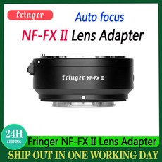 Fringer NF-FX II 자동 초점 렌즈 어댑터 니콘 F 렌즈용 후지필름 X 후지 AF-S/P X-T3 X-Pro3 XT30 X-T4 X-T5 X-H1 X-T100