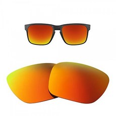 Oakley Holbrook 선글라스 용 Oak & ban 편광 교체 렌즈-멀티 옵션 렌즈 천 포함 (핑크 2- 편광)