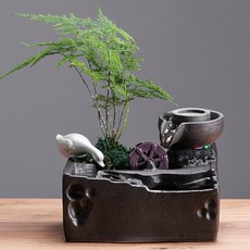 멧돌분수대