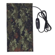 전기 히터 패드 3 기어 탄소 섬유 USB 전원 공급 장치 dc5 v 의류 야외용 난방 하이킹 조끼, 20x25cm, 20x25cm