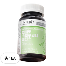 인테로 스피루리나 밸런스 104.4g, 1개