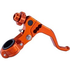 PRO CAKEN 78‘’ 22mm Universal Motorcycle CNC Short Stunt Clutch Lever Aluminum Alloy Handlebar Com, Orange, 1개