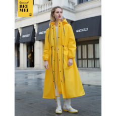 예쁜여성레인코트