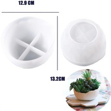 3D 귀여운 코끼리 꽃 냄비 콘크리트 실리콘 몰드 DIY 수제 UV 에폭시 석고 홈 공예 저장 용기 수지 금형에 적합, 파도 그릇, 하나, 1개