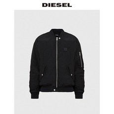 디젤 DIESEL 공식 초가을 신작 주름 캐주얼 폭격기 재킷 재킷 A002080SAZN