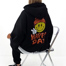 [4XL/2COLOR] 빅스마일 후드 셋업 (기모ver.) 후드+조거팬츠SET 55~88까지 츄리닝 트레이닝 오버사이즈 루즈핏 세트