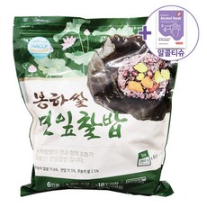 코스트코 봉하쌀 연잎찰밥 + 더메이런알콜티슈, 6개, 230g