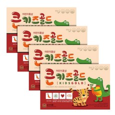 순수식품 큰 키즈 골드 어린이 홍삼 스틱 + 쇼핑백, 10ml, 120개