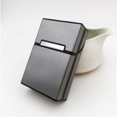 휴대용 담배 라이트 슬림 알루미늄 담배 케이스 시가 담배 홀더 포켓 박스 보관 용기 흡연 액세서리