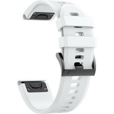 NotoCity 호환 Fenix 5X 밴드 26mm 폭 6XFenix 7XFenix PlusFenix 6X ProFenix 3Fenix 3 HRTactixD2 Delta PXD, White