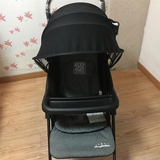 유모차용 차양 캐노피 커버 유모차 액세서리 자동차 좌석 버기 유모차 캡 카트 차양, [02] black, 1개