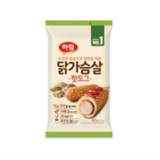 하림 닭가슴살 핫도그 450g 2봉 아이간식 어린이집 맛있는 부드러운 헬스 운동 간편요리 다이어터 스포츠, 2개