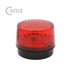원형 LED 경광등 Red Light BF043, 1개