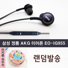 삼성 AKG 정품 유선이어폰 그레이색상, EO-IG955(그레이)+마카롱 파우치