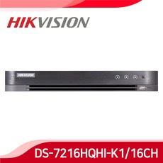 하이크비전 DS-7216HQHI-K1 4MP 4백만화소 16채널 올인원 DVR CCTV 녹화기, 6TB, 1개 - ds-7216