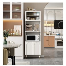 주방 그릇 장식장 수납장 정리함 홈카페 부엌 팬트리장 찬장 조립식 인테리어 틈새 진열장, 쌍문, 넓은형