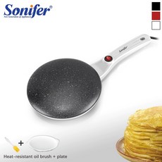 Sonifer SF3038 크레페 메이커 피자 팬케이크 기계, 레드