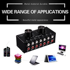 ZLD STEREO 수동 공유 스위치 BOX 6 입력 1 출력 오디오 스피커 선택기, 모델명