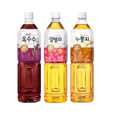 웅진 자색옥수수염차 / 결명자차 / 누룽지 차음료, 4개, 12개, 1.5L