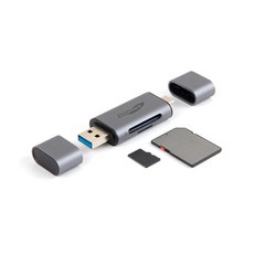 애니포트 2 in 1 C타입 메탈바디 OTG 카드리더기 AP-UC21, 단품, 1개
