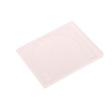비닐 더블 CD DVD 디스크 보관함 커버 CD 게임 케이스 보호 상자 Ps5 호환 Ps4 게임 디스크 거치대 디스크 케이스, white, 1개