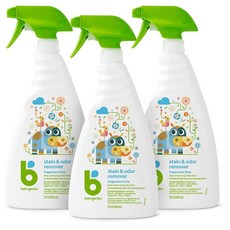 Babyganics 베이비가닉스 베이비 얼룩 냄새 제거제 946ml 3개 Stain and Odor Remover Spray, 1개