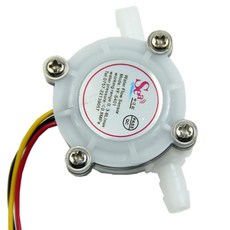 1pc 물 커피 유량 센서 스위치 미터 유량계 카운터 0.3-6L min