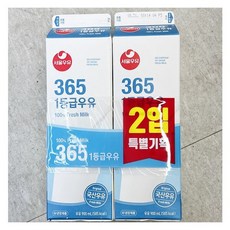 서울우유 365 1등급우유, 1800ml, 2개