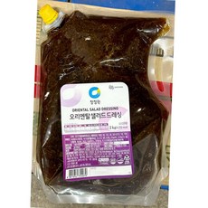 오리엔탈드레싱 청정원 2k 식자재 업소용 식재료 식당용 대용량 단체 급식용