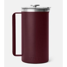 예티 프렌치 프레스 커피 메이커, 64oz, 와일드 바인 레드, 1개