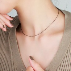 블랙체인목걸이