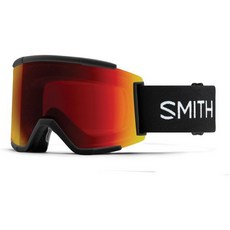 스미스 스쿼드 XL 스노우 고글 2024, Black, ChromaPop Sun Red Mirror
