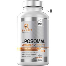 스마트뉴트라랩 2통 리포솜 리포조말 비타민C 1400mg 180비건캡슐x2, 180캡슐