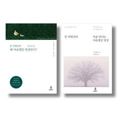 불광출판사 (저자 묶음) 존 카밧진의 마음챙김 명상 2종 - 왜 명상인가 처음 만나는