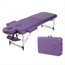 접이식 마사지 베드 휴대용 안마 침대 경략 반영구 속눈썹 물리치료 피부샵, D. 와인 70cm 세트