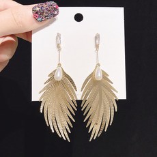 깃털귀걸이