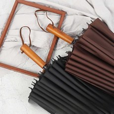 튼튼한 감성 대형 장 우산 큰 파라솔 2인용 3인용, 24 본보라색 나무 무늬, 1개