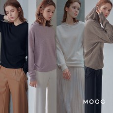 [런칭가79 900원] 모그 캐시미어 홀가먼트 후드 니트 1종