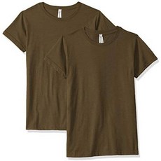 AquaGuard Womens Fine Jersey Longer Length T-Shirt-2 Pack Military Gr, 상세내용참조, 상세내용참조