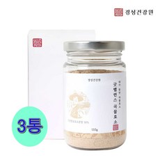 경성건강원 굿밸런스 발효 곡물 효소 분말 가루 파우더 소화 현미 아밀라아제 식이섬유 치커리 밀싹 다이어트 쉐이크 엽록소 혼합곡물 효능 추천 110g, 3개