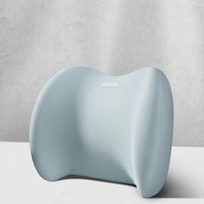 바른하나 차량용 메모리폼 허리쿠션, 그린, 2개