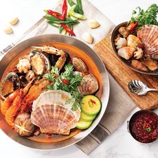 간편요리 해물탕 세트 (손질해물+야채+양념장) 3-4인분, 순한맛