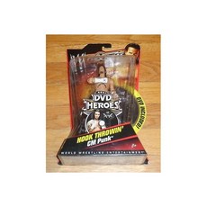 2010 WWE WWF Mattel CM Punk Flexforce DVD Heroes Wrestling Figure MIP TRU UFC